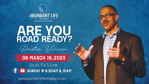 Are You Road Ready | Pastor Vernon Outlaw