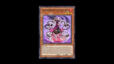 Yu Gi Oh! Vulcan Dragni The Cubic King