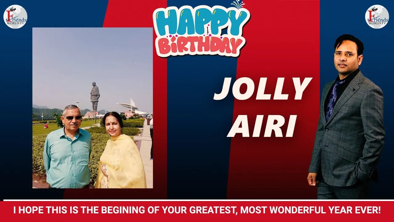 Warmest wishes for a very happy birthday, Jolly Airi Ji