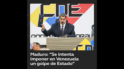 Maduro: "Se intenta imponer en Venezuela un golpe de Estado, una especie de Guaidó 2.0"