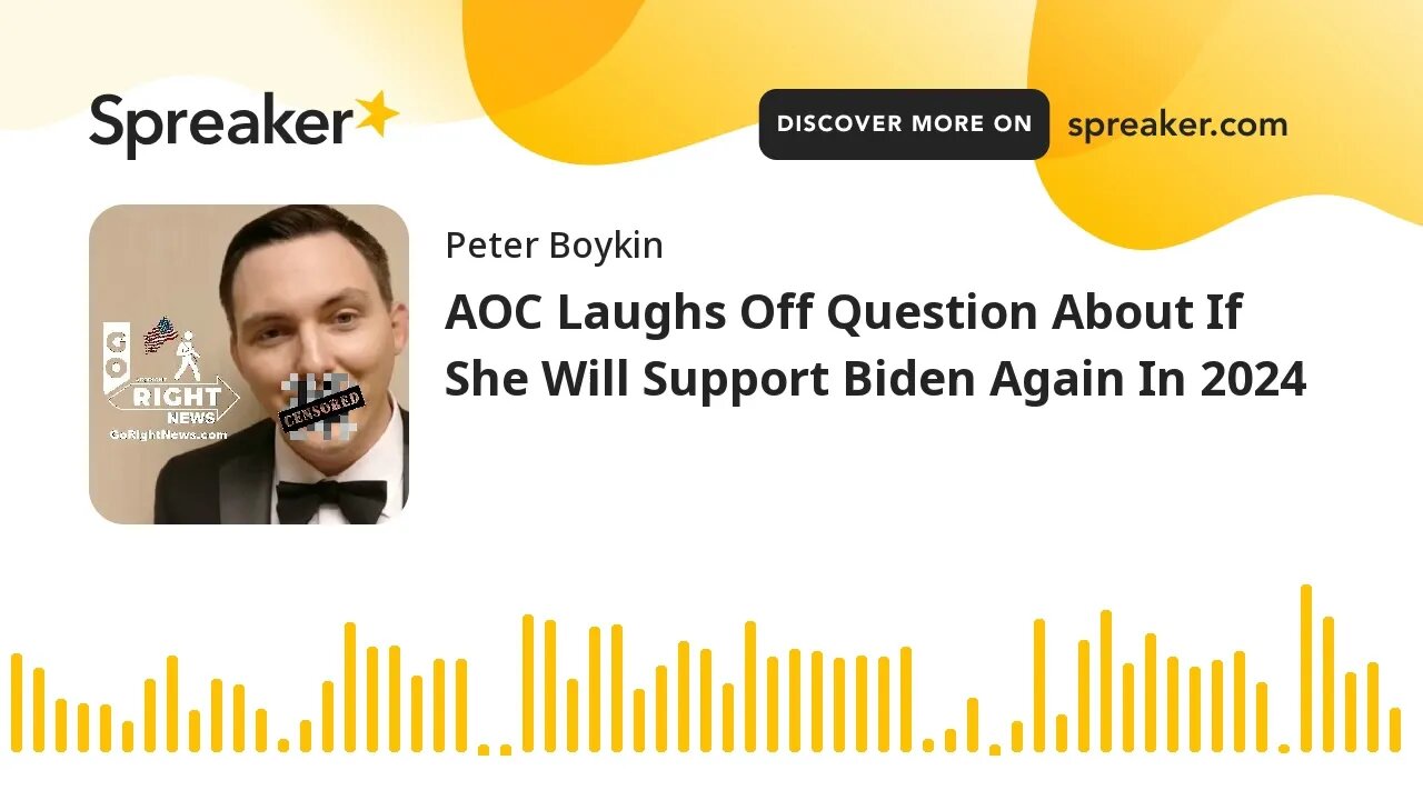 AOC Laughs Off Question About If She Will Support Biden Again In 2024