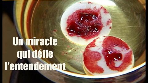 MIRACLE ! Dieu présent dans l'Eucharistie !