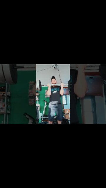 85-87 LB bar curls