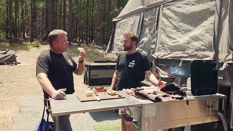 Feeding an American Australian Bush Food