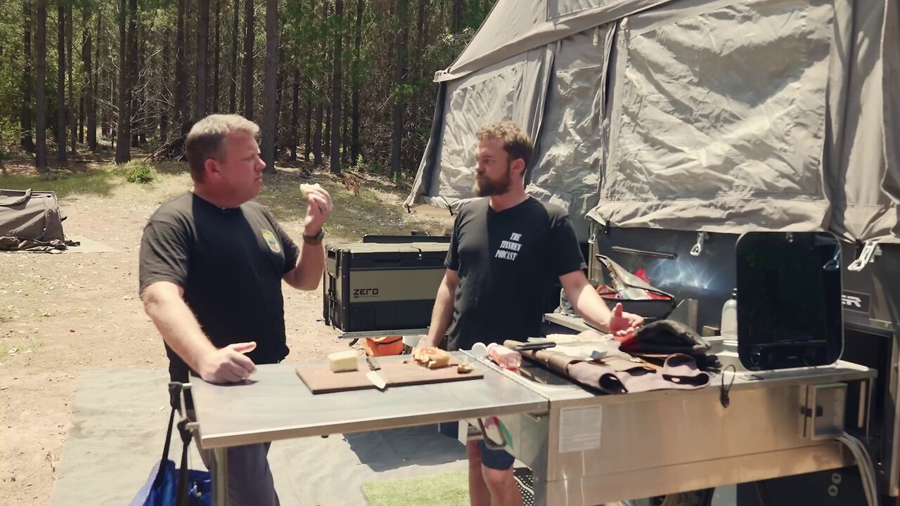 Feeding an American Australian Bush Food