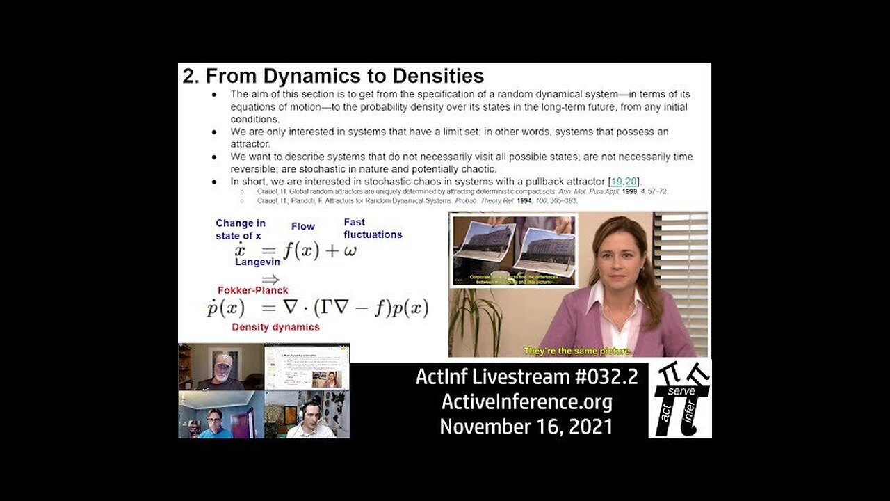 ActInf Livestream #032.2 ~ "Stochastic Chaos and Markov Blankets"