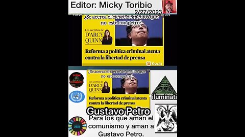 El presidente de colombia Gustavo petro y sus mafias izquierdistas comunistas