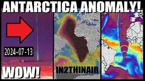 In2ThinAir: Antarctica Anomaly SAME DAY As Trump Shooting! Space Laser Discovered!