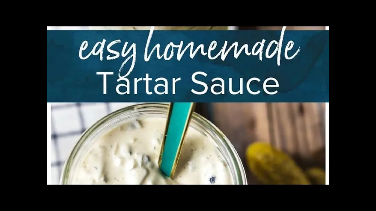 Easy homemade tarter sauce