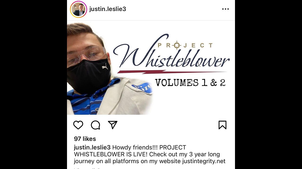 Project Whistle-blower Justin Leslie