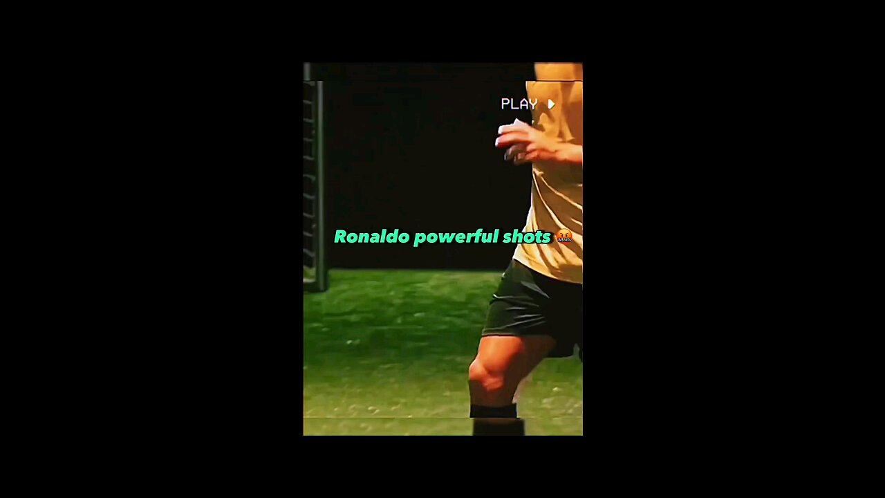 Ronaldo powerful shots 🤬 #football #soccer #shorts