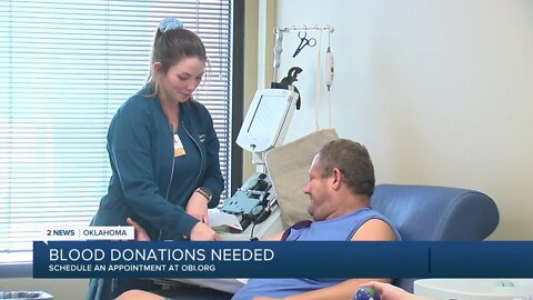 Oklahoma Blood Institute in need of blood donations