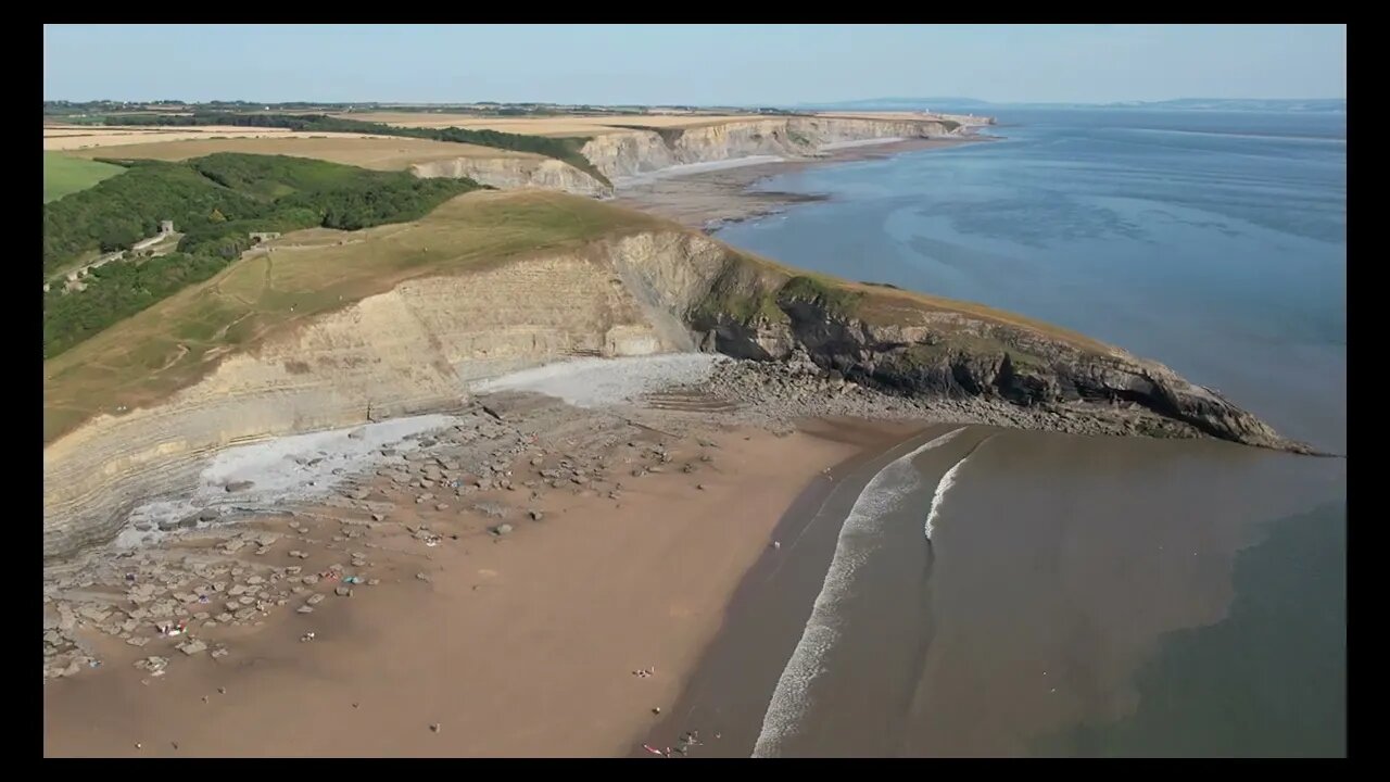 Ogmore By Sea Dunraven Bay (Southerndown Beach) Visit Wales - Welsh Drones