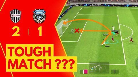 Not An Easy Win | Vissel Kobe 2-1 Kawasaki Frontale | Efootball 2024 ✔