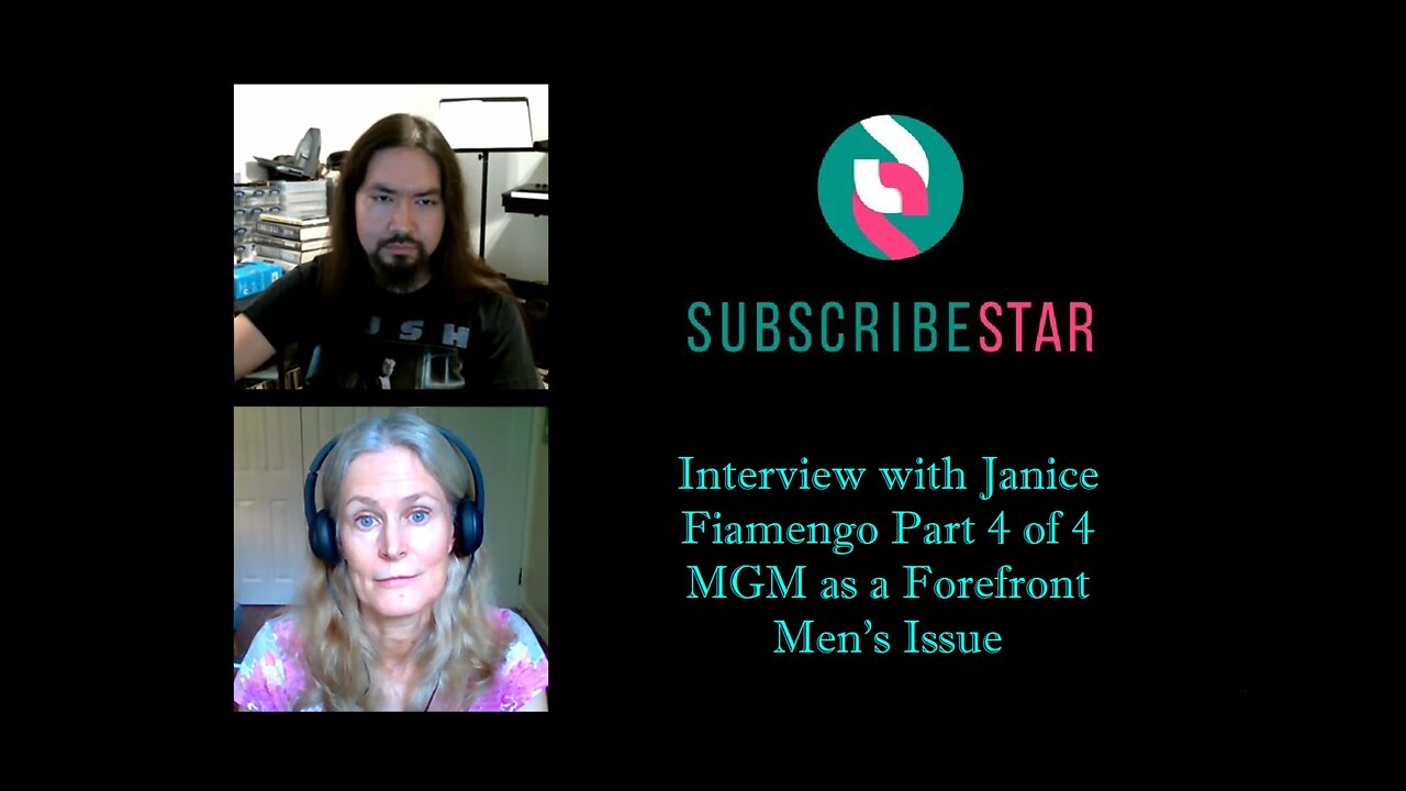 Interview with Janice Fiamengo Part 4 of 4 - MGM as a Forefront Men's Issue