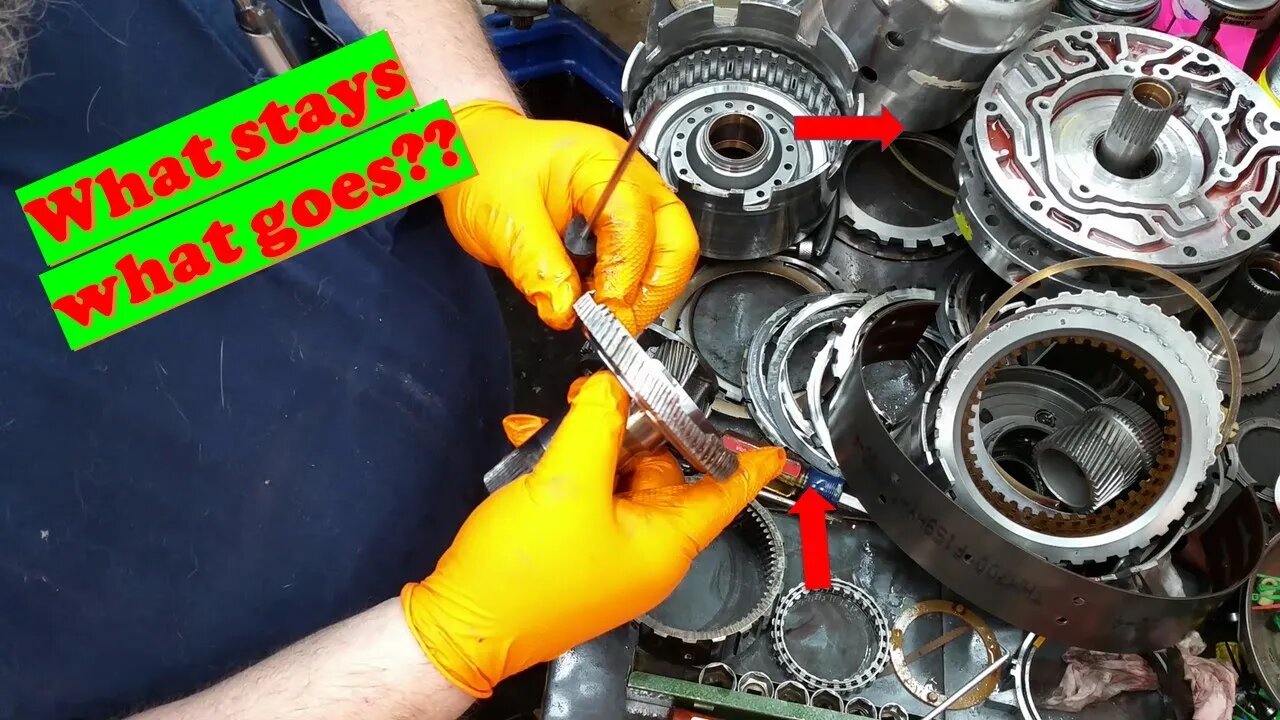 Part 2 of the teardown on Youtuber L2theW's 700R4 transmission...