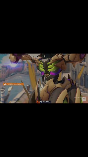 He was a Lucky Tiger playing as Orisa