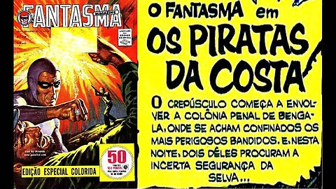 O FANTASMA 119 EM OS PIRATAS DA COSTA #museudogibi #gibi #quadrinhos #comics #historieta