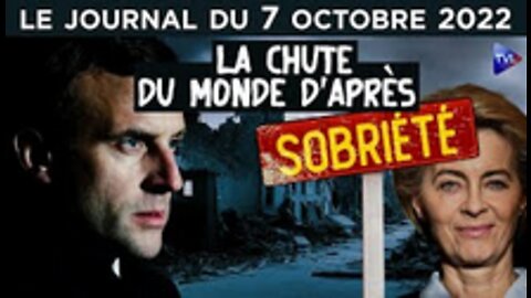Plan de sobriété l'effondrement encadré - JT du vendredi 7 octobre 2022