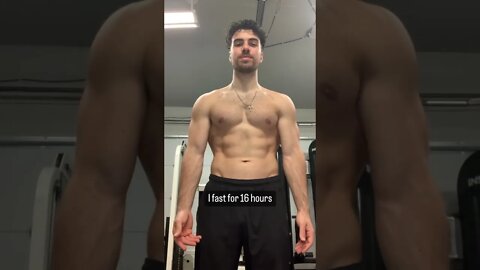 Intermittent Fasting To Help Me Lose Fat #fatlosstip #workoutgoals #youtubeshorts #muscle