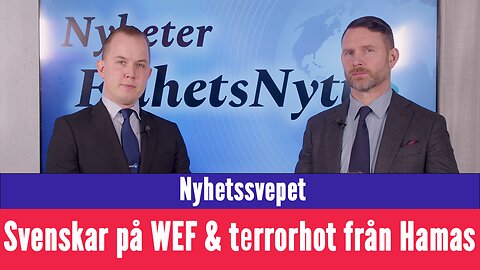 Nyhetssvepet - Sammanfattning av helgens nyheter