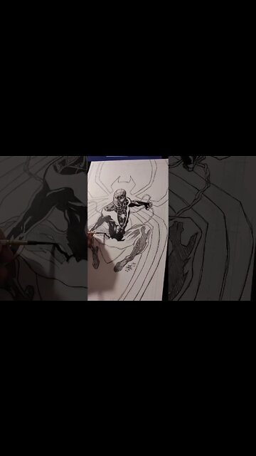 Inking Miles Morales clip!