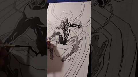 Inking Miles Morales clip!