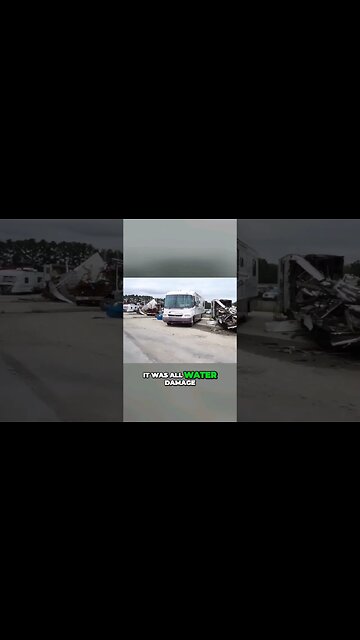 Exploring Abandoned RV, Rotten Smells, Destroyed Conditions #shorts #rv #copart