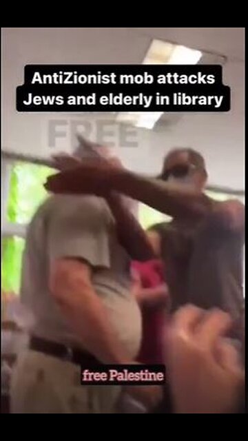 🚨 Sickening and terrifying: Elderly Jewish Americans subjected to HORRIFIC ASSAULT in library.