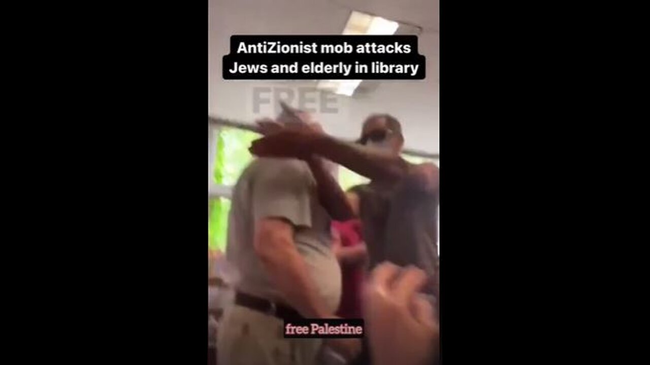 🚨 Sickening and terrifying: Elderly Jewish Americans subjected to HORRIFIC ASSAULT in library.