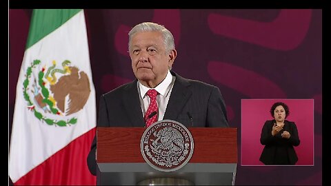 Conferencia de prensa matutina, desde Palacio Nacional. Lunes 22 de abril 2024