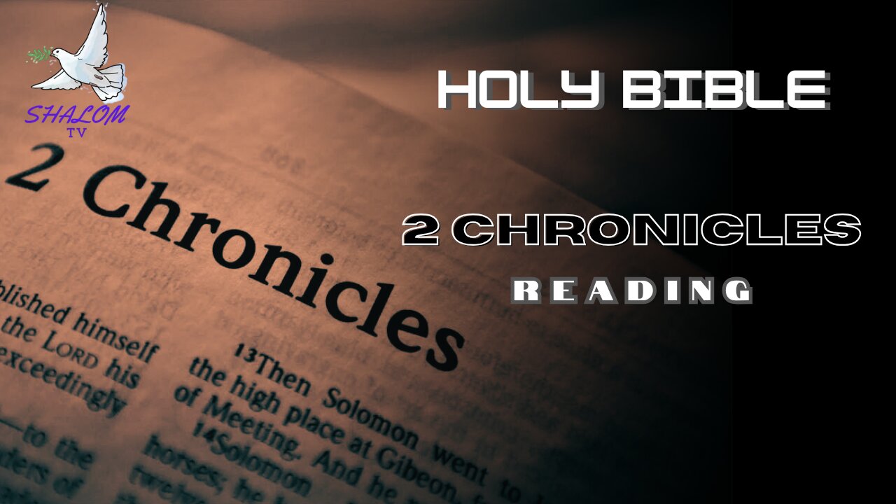 Complete Reading of Book Of 2nd CHRONICLES (NIV) | HOLY BIBLE