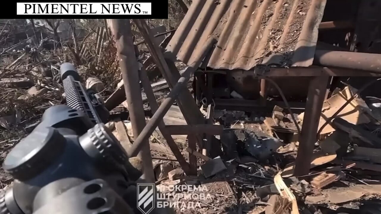 Ukraine soldiers ambush Russian troops near Andriivka as artillery falls around them
