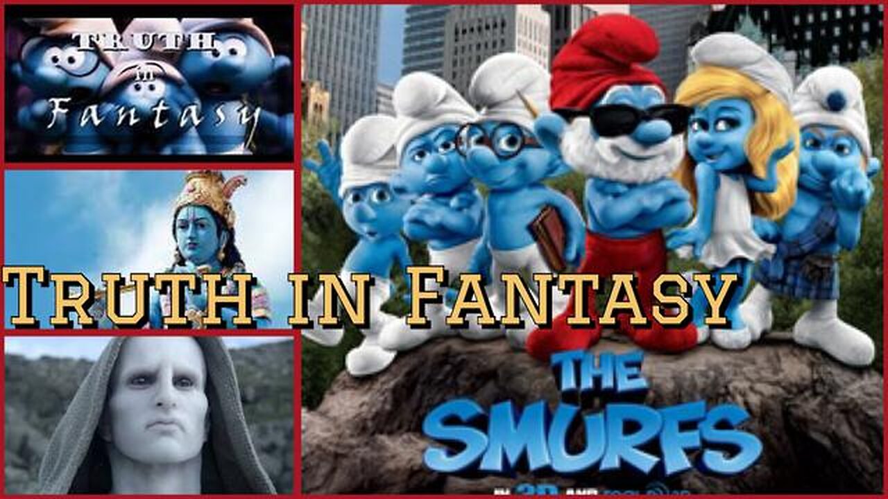 THE SMURFS-Truth IN Fantasy- BASED ON A TRUE STORY GODS OF OLD-THE ALBINOBLUE GODS THE TITANS