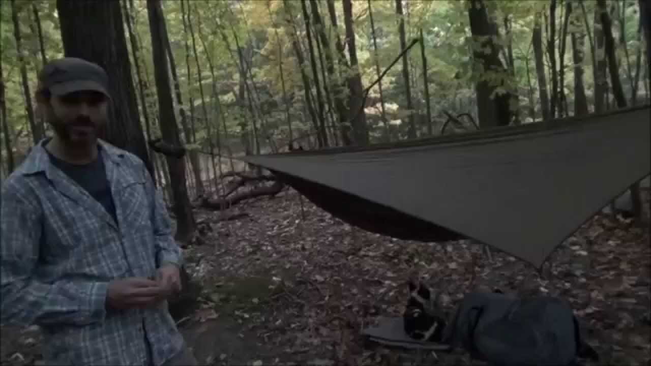 Wilderness Rocks Demonstrates Hennessey Hammock Shelter O8