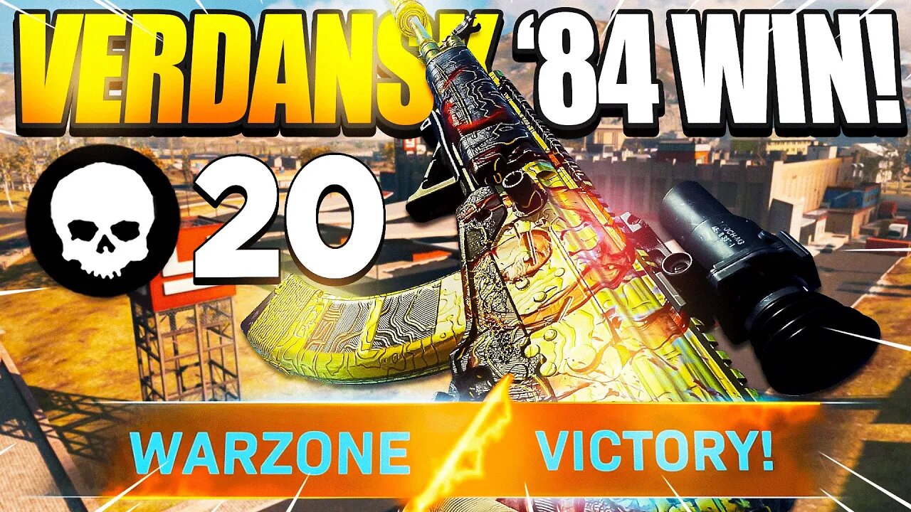 MY FIRST 20 SOLO BOMB ON VERDANSK ‘84! 💀 | Call of Duty Warzone