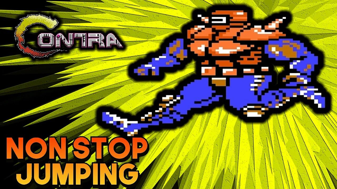 Contra gameplay but I can't stop jumping with a Fireball on NG+ #6