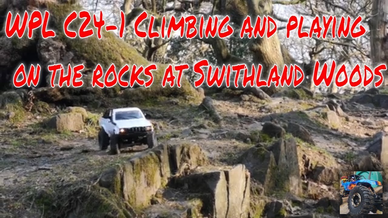 WPL C24-1 Climbing and playing on the rocks at Swithland Woods #WPL C24-1 #1/16 scale RC Crawler