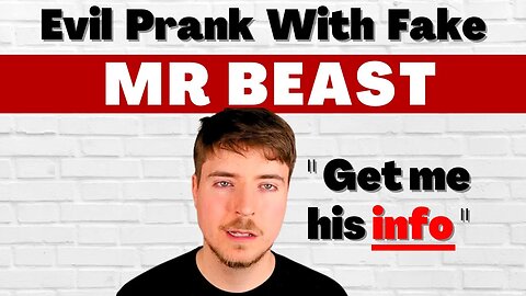 8 year old thought he was in a Mr. Beast video - it was a prank