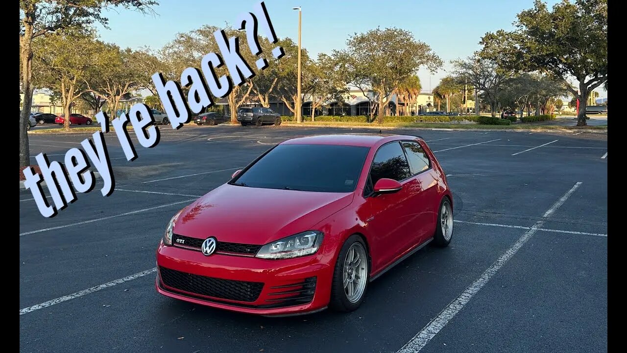 My MK7 GTI finally gets LOW !