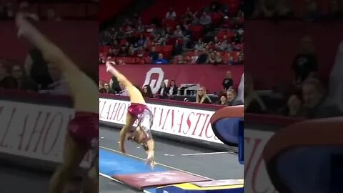 Katherine Levasseur (OU) Perfect 10 Vault - Arizona State at Oklahoma 3/12/23 #shorts