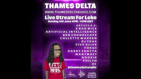 NICKY B & DJ MD REASONS 2B - JUNE 2ND - THAMES DELTA RADIO