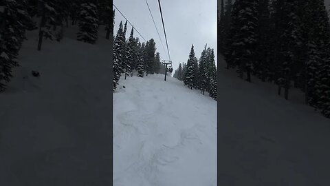 Snowy first day at Sun Valley, Idaho!