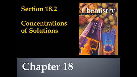 General Chemistry Section 18.2