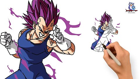 How to Draw Ultra Ego Vegeta - Dragon Ball Z