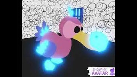 Doing a neon dodo - ROBLOX