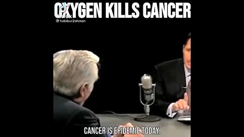 Oxygen kills cancer￼