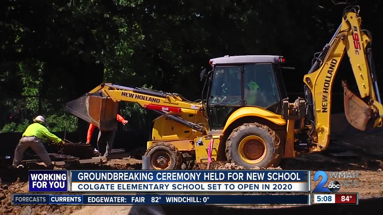 Groundbreaking held for new Colgate Elementary School building