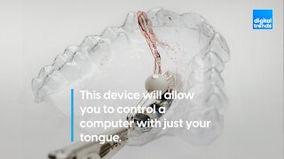 This device will allow you to control a computer with just your tongue.