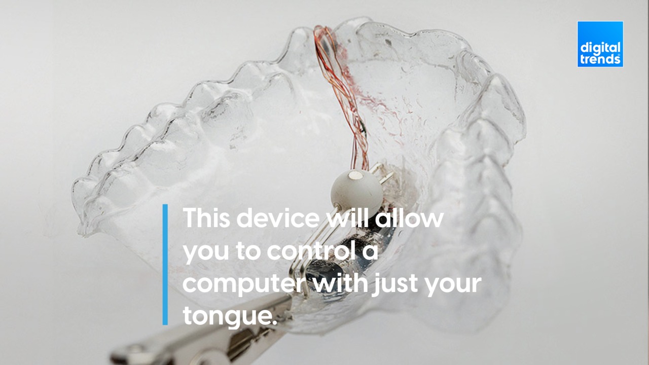 This device will allow you to control a computer with just your tongue.